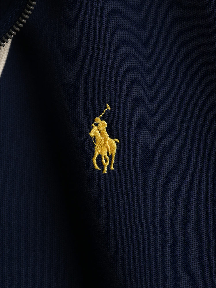 POLO RALPH LAUREN (ポロラルフローレン) 裏起毛 ワンポイント フルジップ パーカー RL710848【サカゼン公式通販】