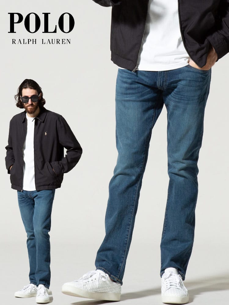 POLO RALPH LAUREN (ポロラルフローレン) ストレッチ ジップフライ ジーンズ VARICK RL710781455 ブランド