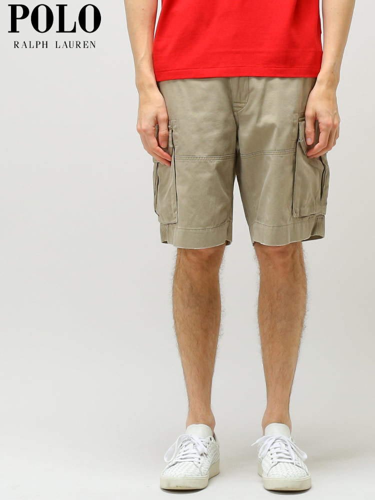 POLO RALPH LAUREN (ポロラルフローレン) 無地 カーゴ ショートパンツ RL710548502 ブランド