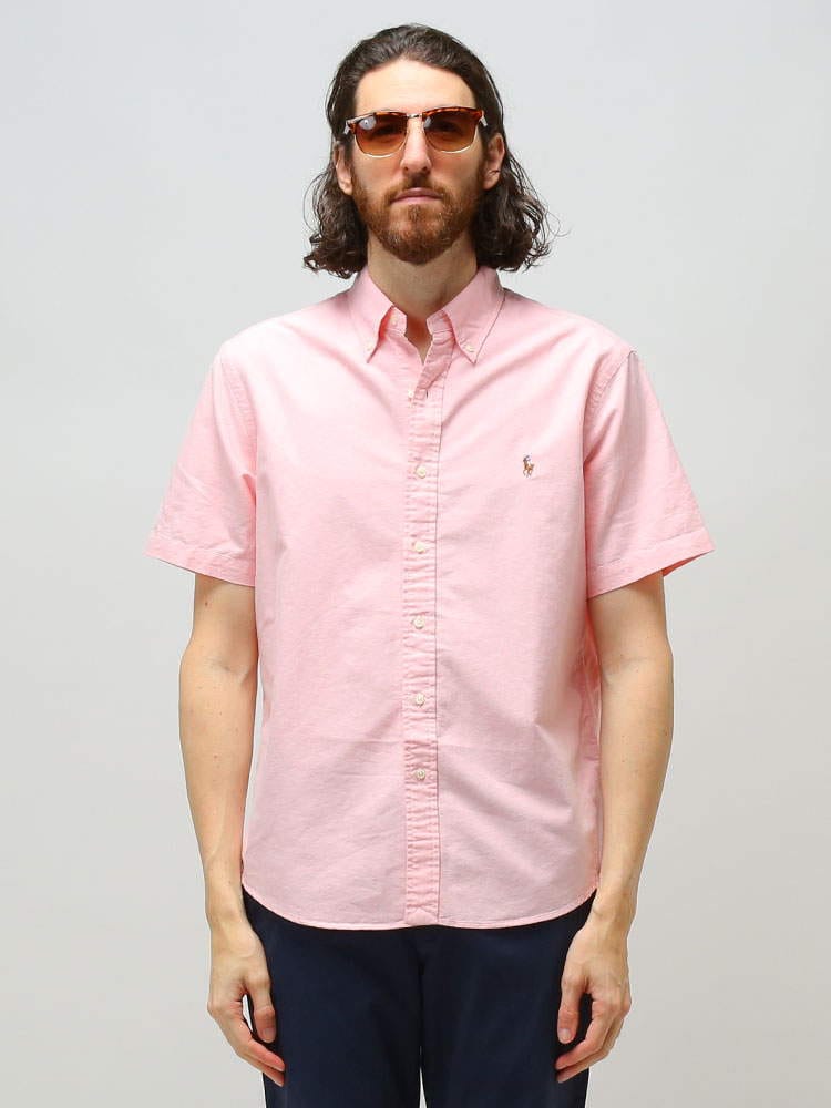 POLO RALPH LAUREN (ポロラルフローレン) ワンポイント 半袖 オックスシャツ RL710794942 ブランド