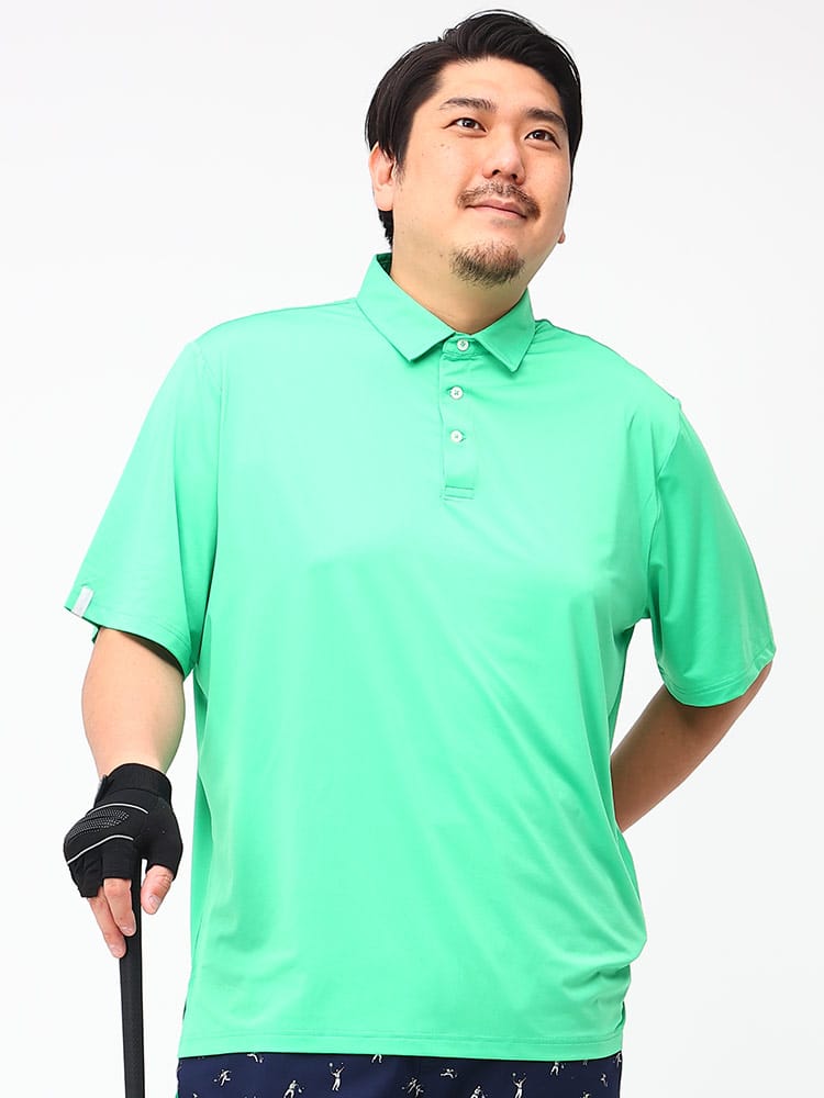 WEB限定価格 在庫処分 返品交換不可 大きいサイズ メンズ RALPH LAUREN (ラルフローレン) GOLF Wicking 無地 半袖 ポロシャツ