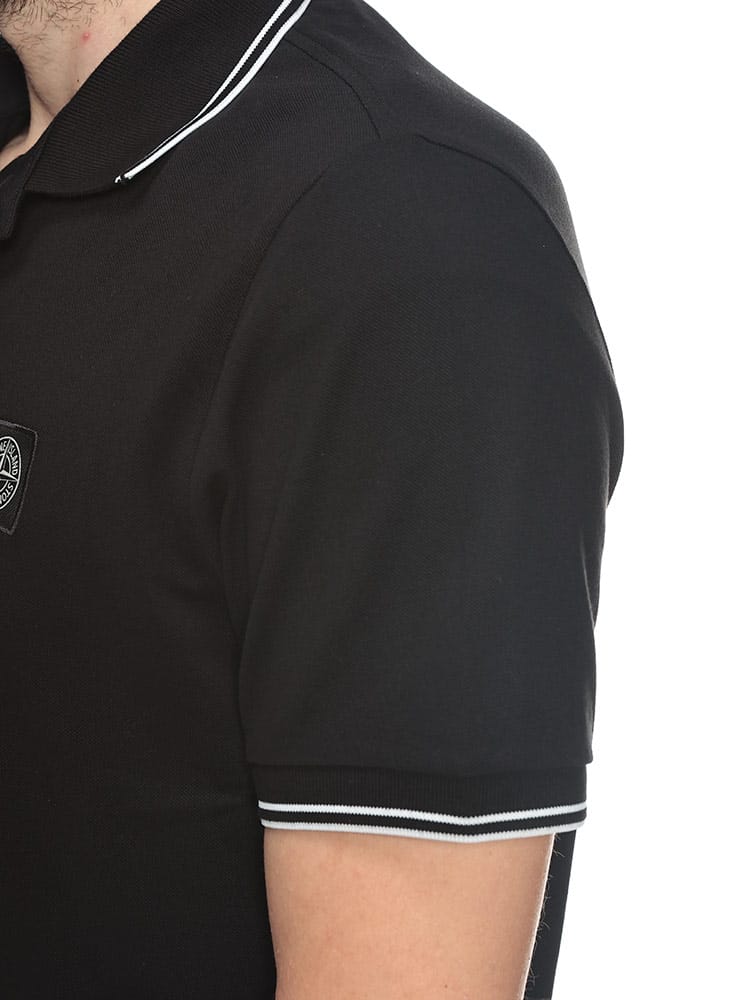 STONE ISLAND (ストーンアイランド) メンズ ポロシャツ 半袖 コットン 