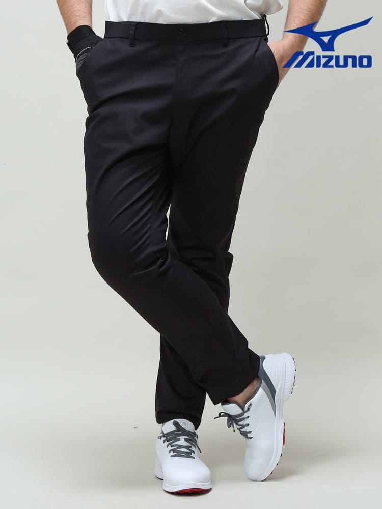 大きいサイズ メンズ MIZUNO (ミズノ) ストレッチ ゴルフパンツ 無地 ムーブパンツ 伸縮 ゴルフウェア GOLF チノパンツ