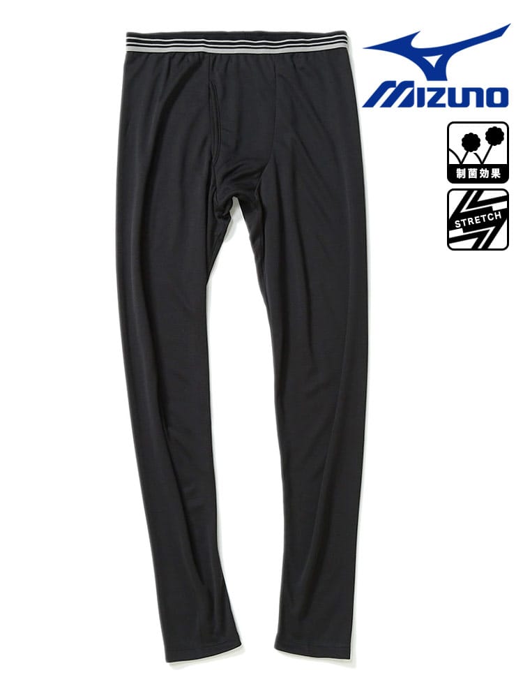 大きいサイズ メンズ MIZUNO (ミズノ) ブレスサーモ ストレッチ 前開き ロングタイツ