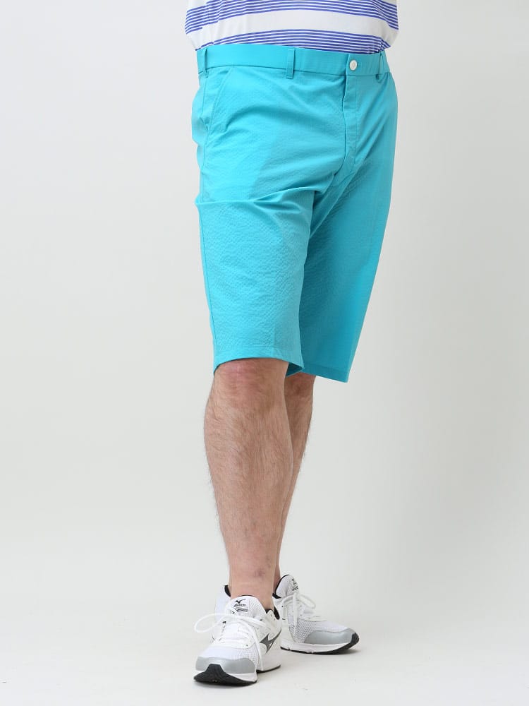 大きいサイズ メンズ MIZUNO (ミズノ) ストレッチ ノータック ゴルフ ハーフパンツ