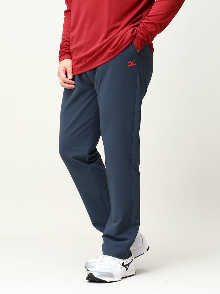 大きいサイズ メンズ MIZUNO (ミズノ) ストレッチ ワンポイント パンツ