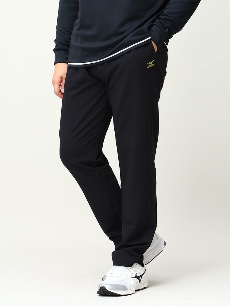 大きいサイズ メンズ MIZUNO (ミズノ) ストレッチ ワンポイント パンツ