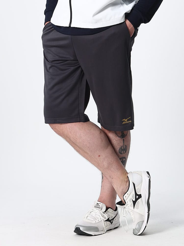 大きいサイズ メンズ MIZUNO (ミズノ) 吸汗速乾 ライトスウェット ハーフパンツ