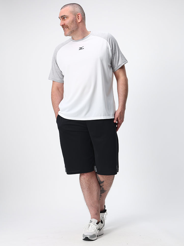 大きいサイズ メンズ MIZUNO (ミズノ) 防汚 半袖 Tシャツ ショートパンツ セットアップ | 大きいサイズの服【サカゼン公式通販】