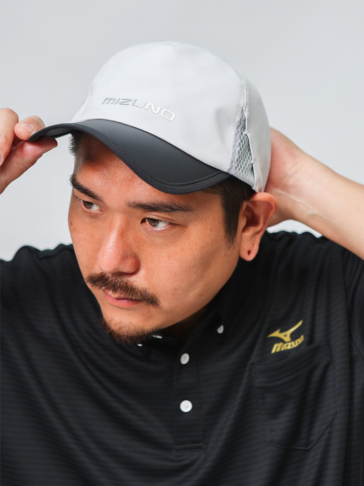 MIZUNO (ミズノ) MIZUNO GOLF サングラスキーパー付き ネクスライト 撥水キャップ