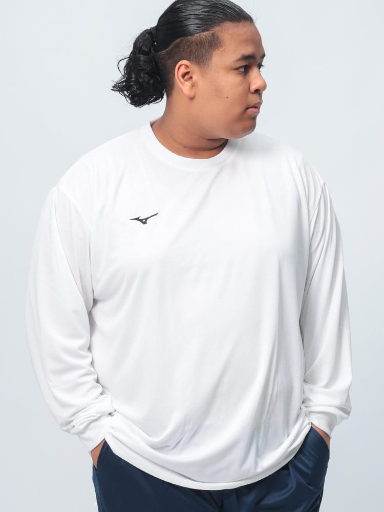 長袖 Tシャツ NAVIDRY クルーネック トップス ロンT ドライ スポーツ 大きいサイズ メンズ