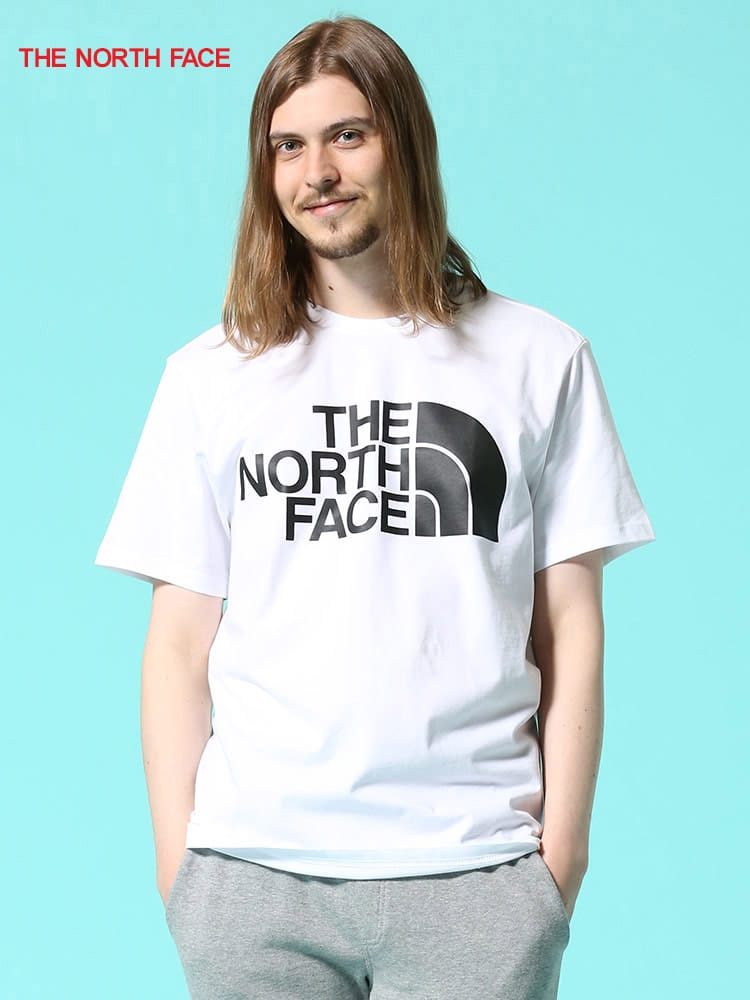 THE NORTH FACE (ザ ノースフェイス) ロゴプリント クルーネック 半袖 Tシャツ Standard SS Tee