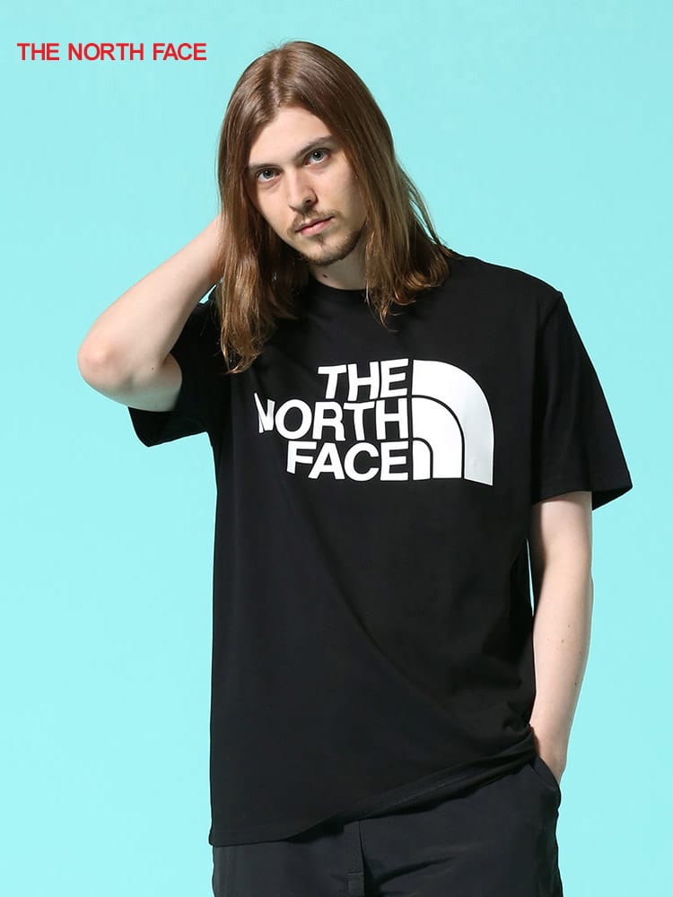THE NORTH FACE (ザ ノースフェイス) ロゴプリント クルーネック 半袖 Tシャツ Standard SS Tee