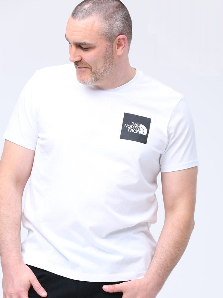大きいサイズ メンズ THE NORTH FACE (ザ ノースフェイス) BOXロゴ クルーネック 半袖 Tシャツ Fine Tee