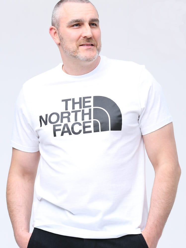 大きいサイズ メンズ THE NORTH FACE (ザ ノースフェイス) BIGロゴ クルーネック 半袖 Tシャツ Standard SS Tee