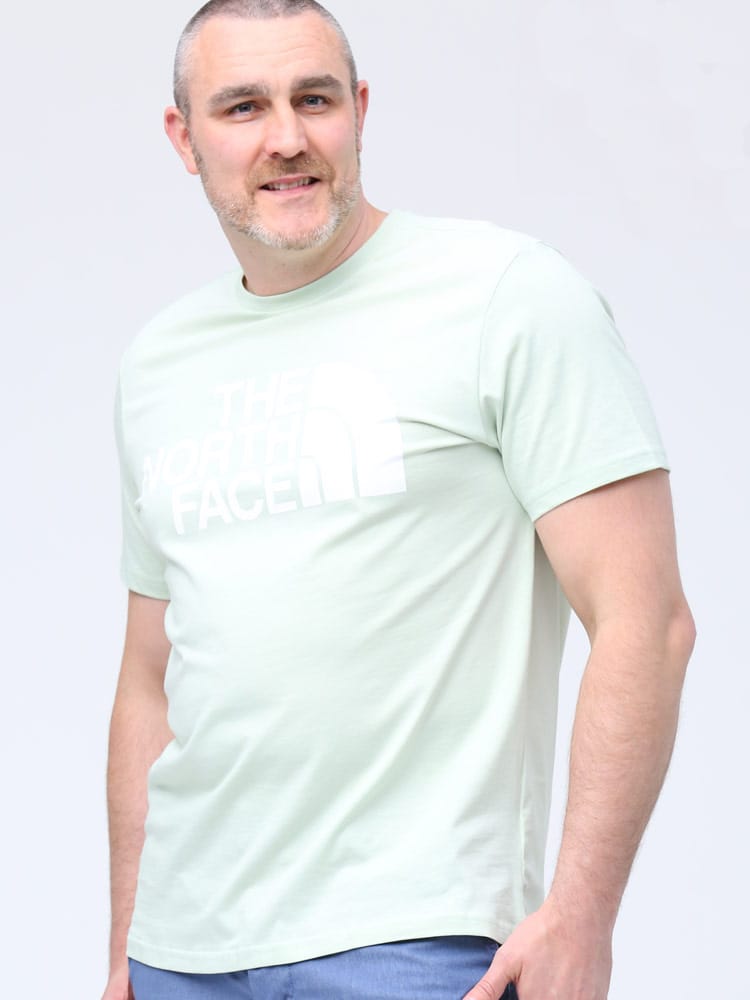 大きいサイズ メンズ THE NORTH FACE (ザ ノースフェイス) BIGロゴ クルーネック 半袖 Tシャツ Standard SS Tee