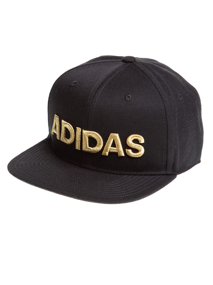 大きいサイズ メンズ adidas (アディダス) 吸湿速乾 3Dロゴ刺繍 スナップバック キャップ