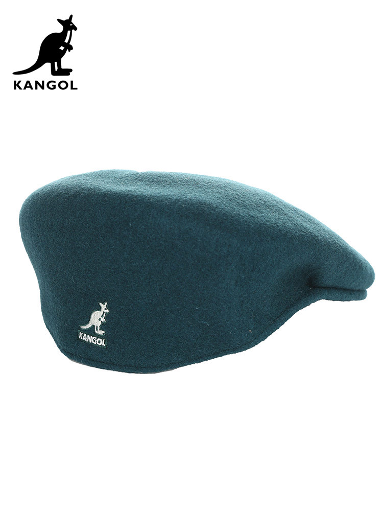 kangol カンゴール 少なめ ハンチング 帽子 黒 ベレー帽