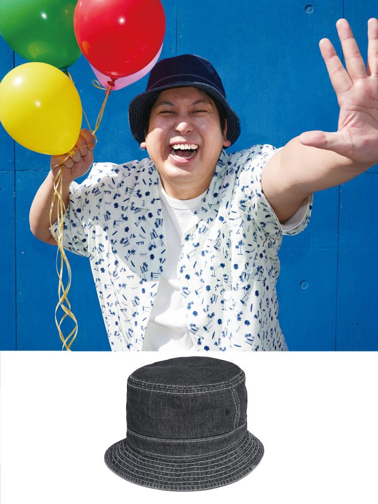 デニム 深め バケットハット DENIM DEEP CROWN BOONIE (CASTANO) カスターノ 大きいサイズ メンズ