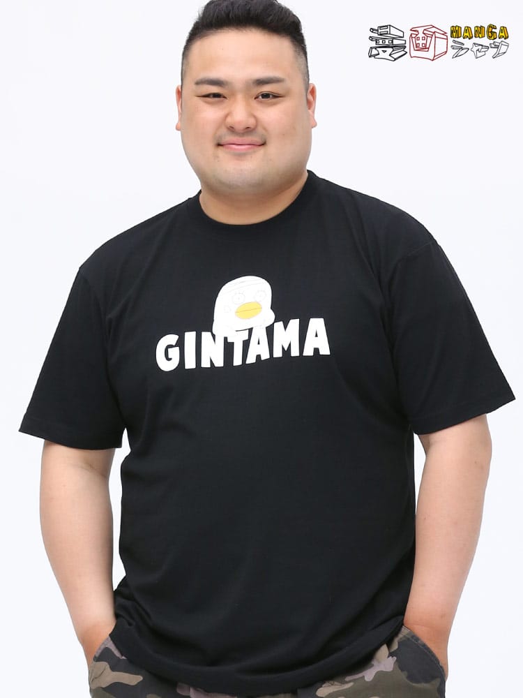 大きいサイズ メンズ 銀魂 (ギンタマ) 銀魂 エリザベス クルーネック 半袖 Tシャツ