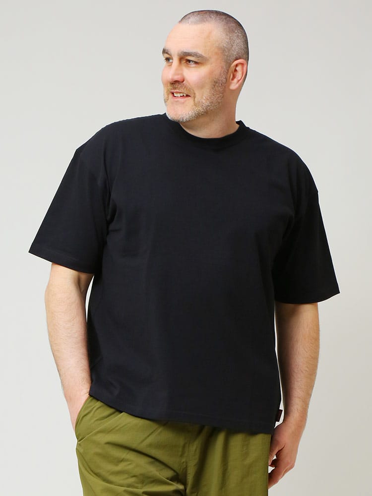 大きいサイズ メンズ Coleman (コールマン) 綿100％ バックロゴ クルーネック 半袖 Tシャツ