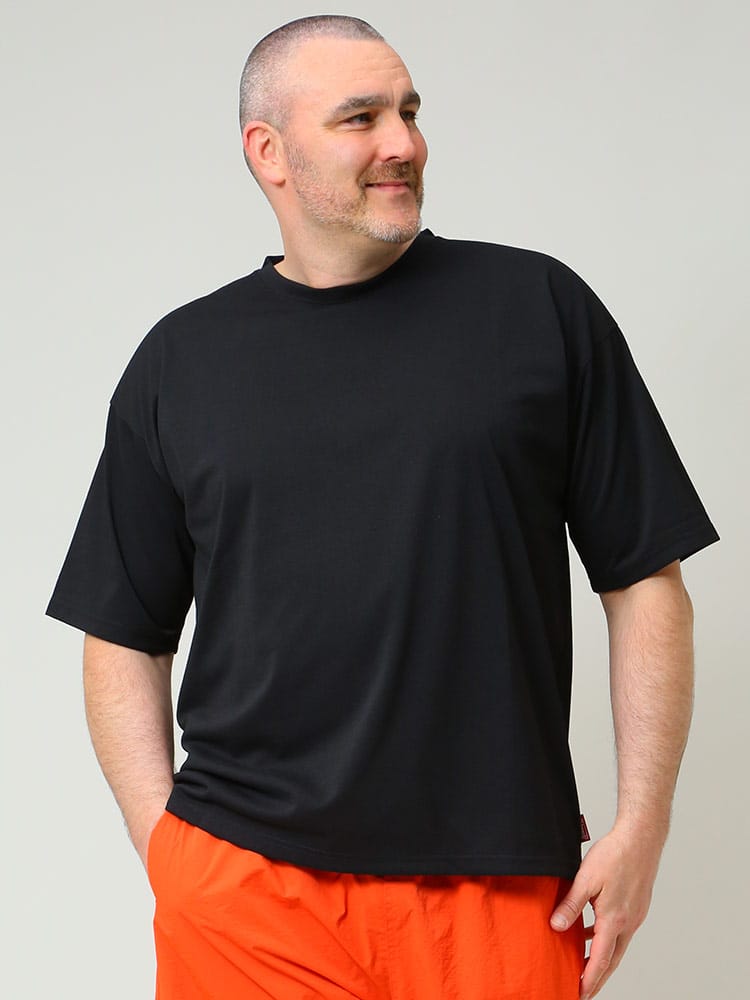 大きいサイズ メンズ Coleman (コールマン) DRY UVカット バックプリント クルーネック 半袖 Tシャツ