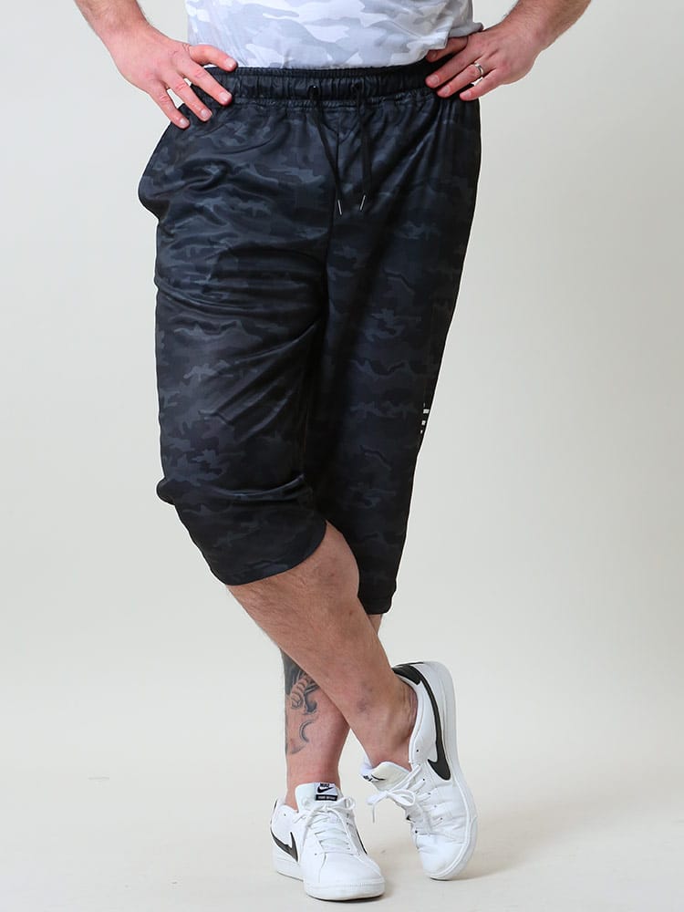 大きいサイズ メンズ OUTDOOR PRODUCTS (アウトドアプロダクツ) DRYメッシュ 迷彩 7分丈 パンツ