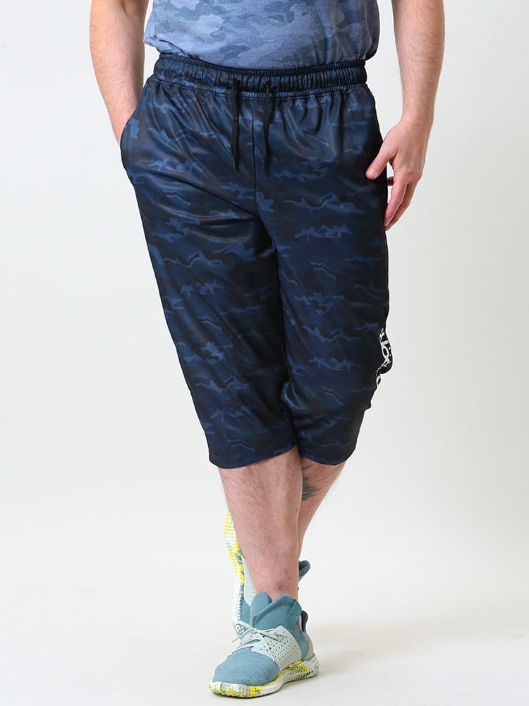 大きいサイズ メンズ OUTDOOR PRODUCTS (アウトドアプロダクツ) DRYメッシュ 迷彩 7分丈 パンツ