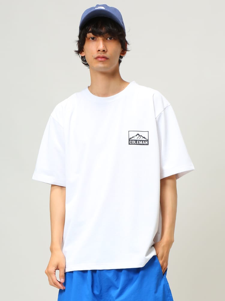 Coleman (コールマン) DRY UVカット プリント クルーネック 半袖 Tシャツ