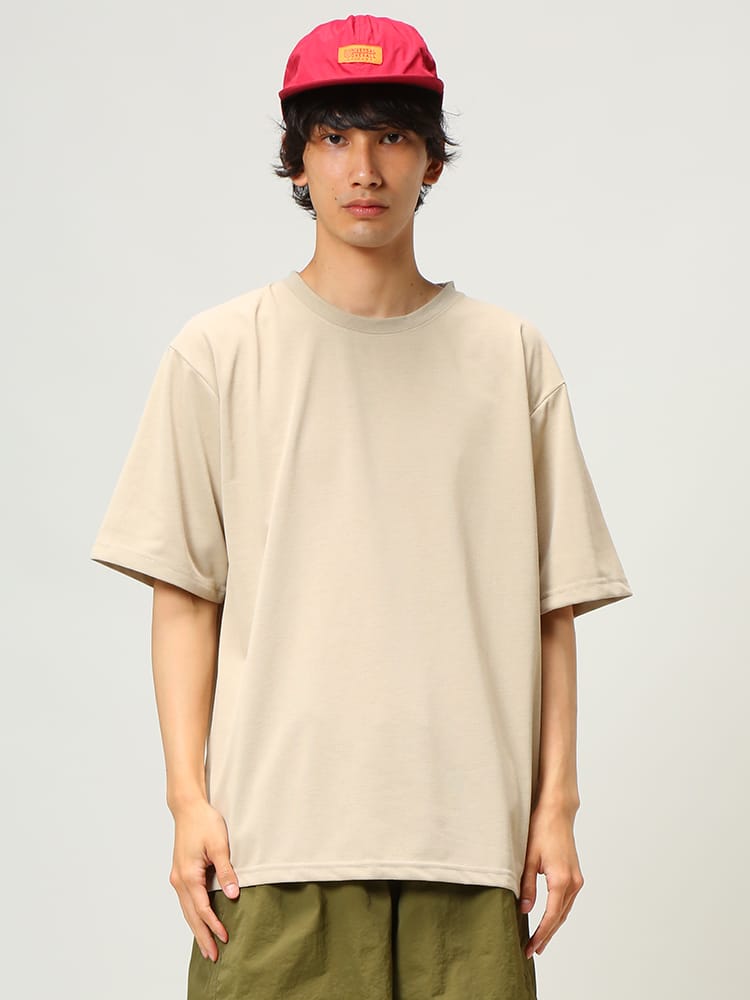 Coleman (コールマン) DRY UVカット バックプリント クルーネック 半袖 Tシャツ