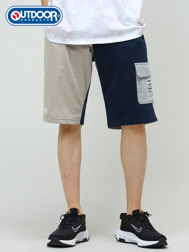 OUTDOOR PRODUCTS (アウトドアプロダクツ) 裏毛 スウェット カーゴ ショートパンツ
