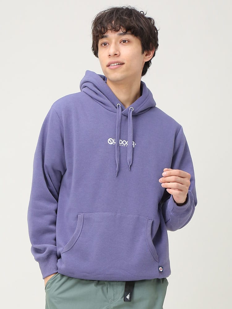 OUTDOOR PRODUCTS (アウトドアプロダクツ) 裏起毛 ロゴ刺繍 プルオーバー パーカー