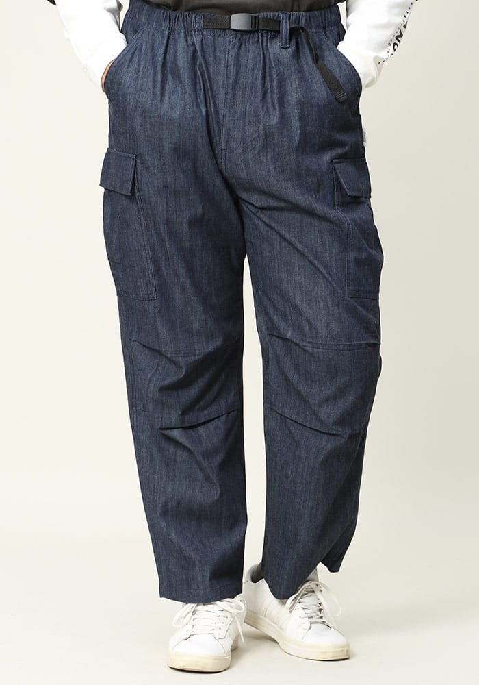 大きいサイズ メンズ Coleman (コールマン) ウエストコード ワークパンツ cordura climbing cargo pants
