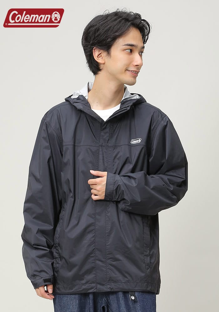 Coleman (コールマン) 撥水 フルジップ ウインドブレーカー ナイロンジャケット