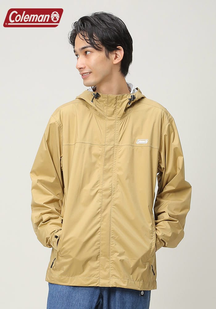 Coleman (コールマン) 撥水 フルジップ ウインドブレーカー ナイロンジャケット