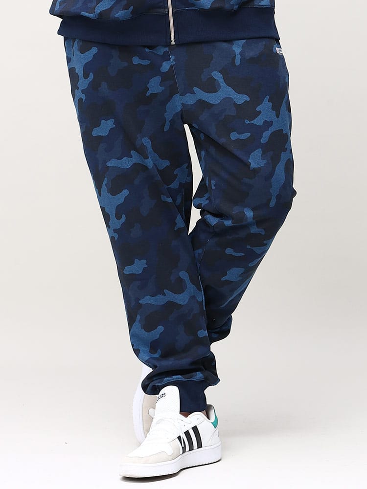 大きいサイズ メンズ OUTDOOR PRODUCTS (アウトドアプロダクツ) 裏毛 迷彩柄 スウェットパンツ