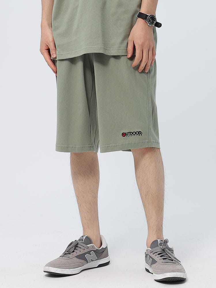 OUTDOOR PRODUCTS (アウトドアプロダクツ) 天竺 ワンポイント ハーフパンツ