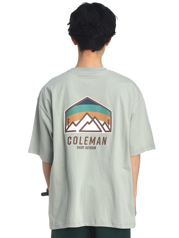 Coleman (コールマン) USAコットン マウンテンプリント ポケット クルーネック 半袖 Tシャツ【サカゼン公式通販】