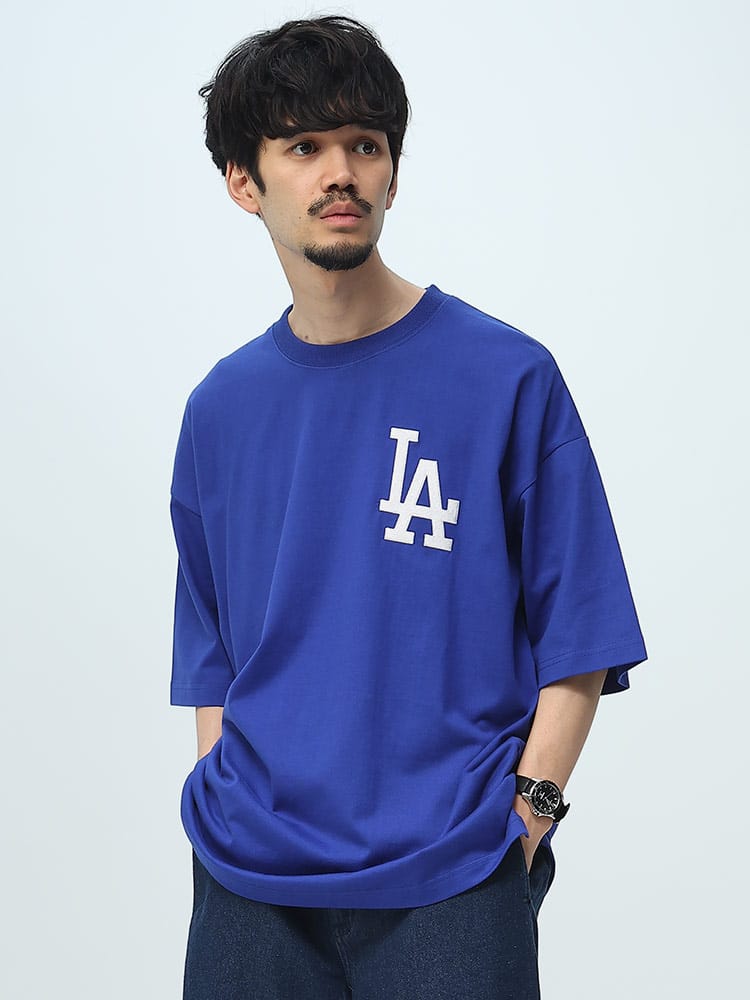 MLB (メジャーリーグベースボール) メジャーリーグ ロゴ クルーネック 半袖 Tシャツ