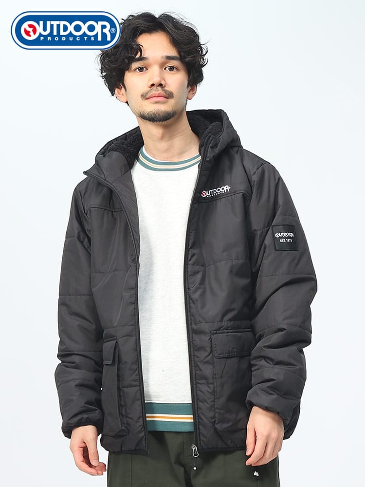 OUTDOOR PRODUCTS (アウトドアプロダクツ) 撥水 フルジップ 中綿 