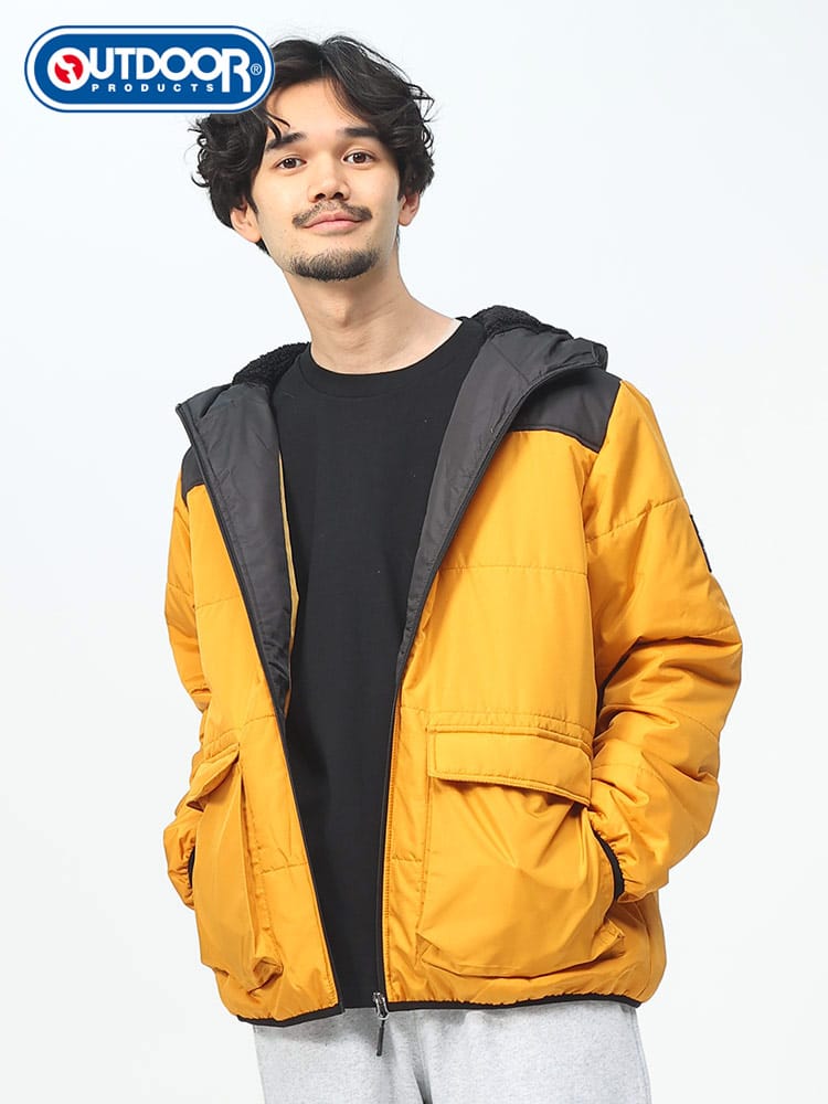 OUTDOOR PRODUCTS (アウトドアプロダクツ) 撥水 フルジップ 中綿 パーカー