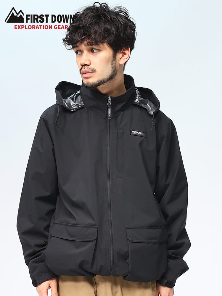 アウトドアプロダクツ ナイロンブルゾン 撥水 ジャンパー 裏メッシュ メンズ OUTDOOR PRODUCTS アウター 梅雨対策 ライトアウター C1421E