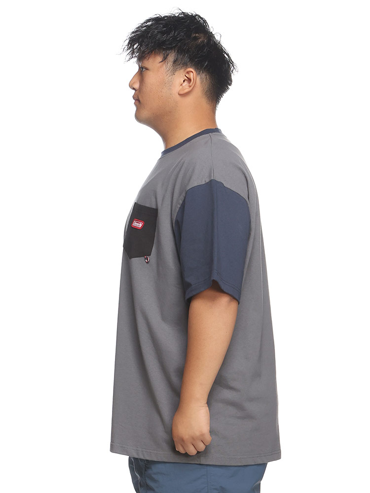 半袖Tシャツ 綿100% メンズ 天竺 ポケット付き 夏T コットン