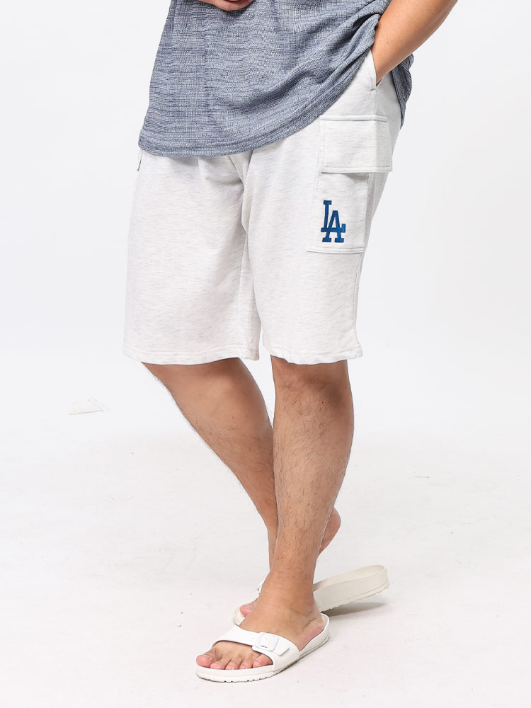 MLB (メジャーリーグベースボール) ワンポイント刺繍 ポケット付き ハーフパンツ C4433MD22