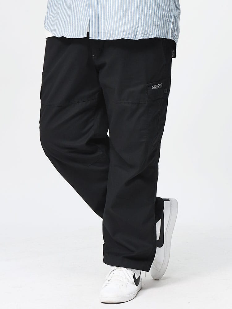 OUTDOOR PRODUCTS アウトドアプロダクツ カーゴパンツ ワークパンツ ミリタリーパンツ ボトムス ストレッチ ウエストゴム ゆったり ズボン 大きいサイズ メンズ