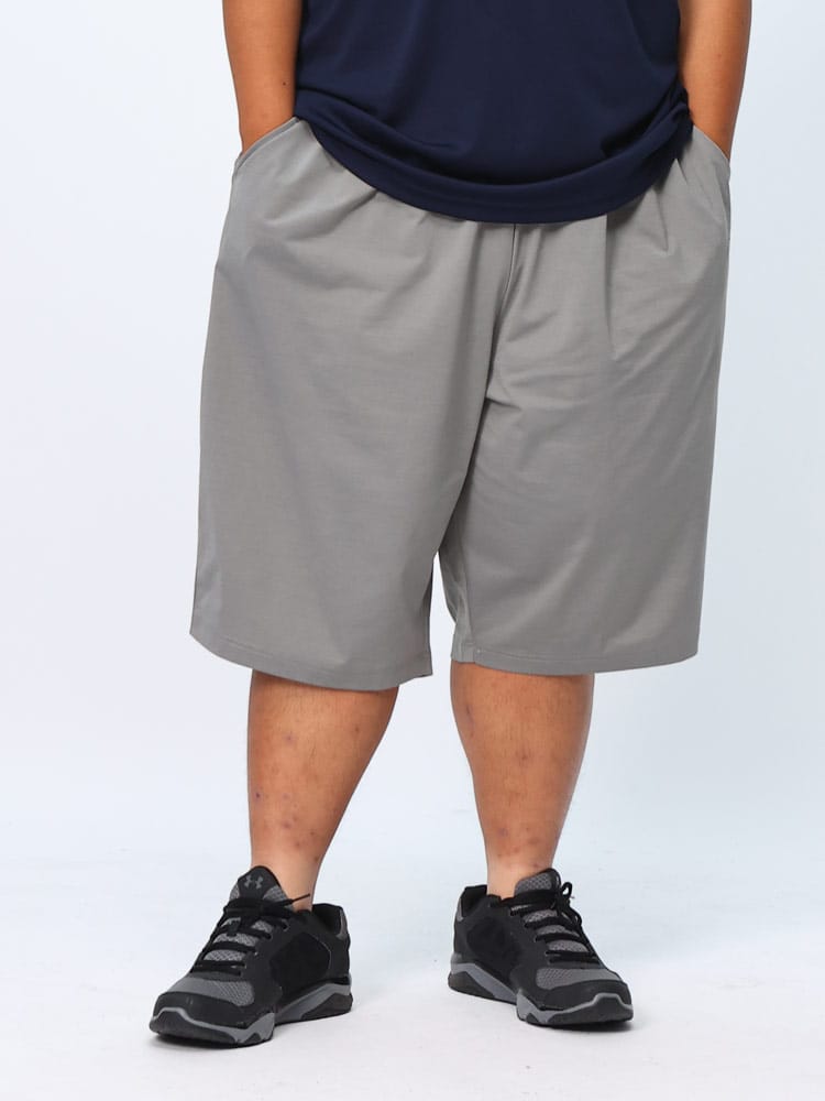 在庫処分 返品交換不可 ハーフパンツ 冷感 ストレッチ ウエストゴム ショートパンツ 半ズボン 短パン 大きいサイズ メンズ