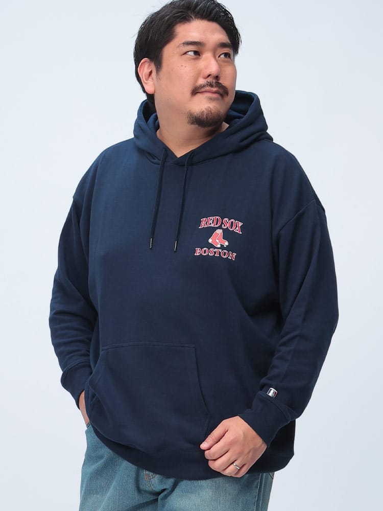 プルパーカー スウェット 裏毛 チームロゴ トップス パーカー  トレーナー 大きいサイズ メンズ