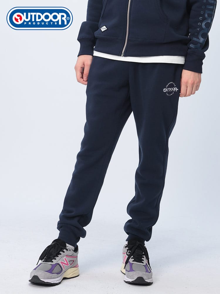 OUTDOOR PRODUCTS (アウトドアプロダクツ) 杢裏起毛 ロゴ刺繍 スウェットパンツ C4462E