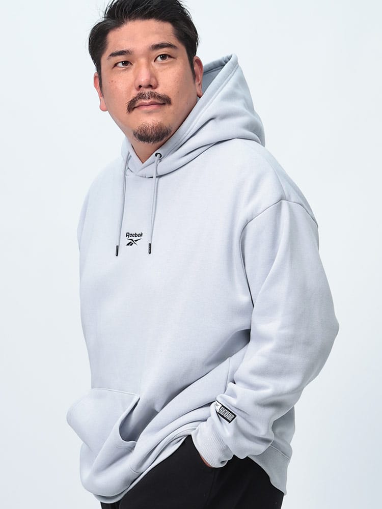 プルオーバー パーカー 裏起毛 メッシュロゴ トップス パーカー 長袖 起毛 大きいサイズ メンズ