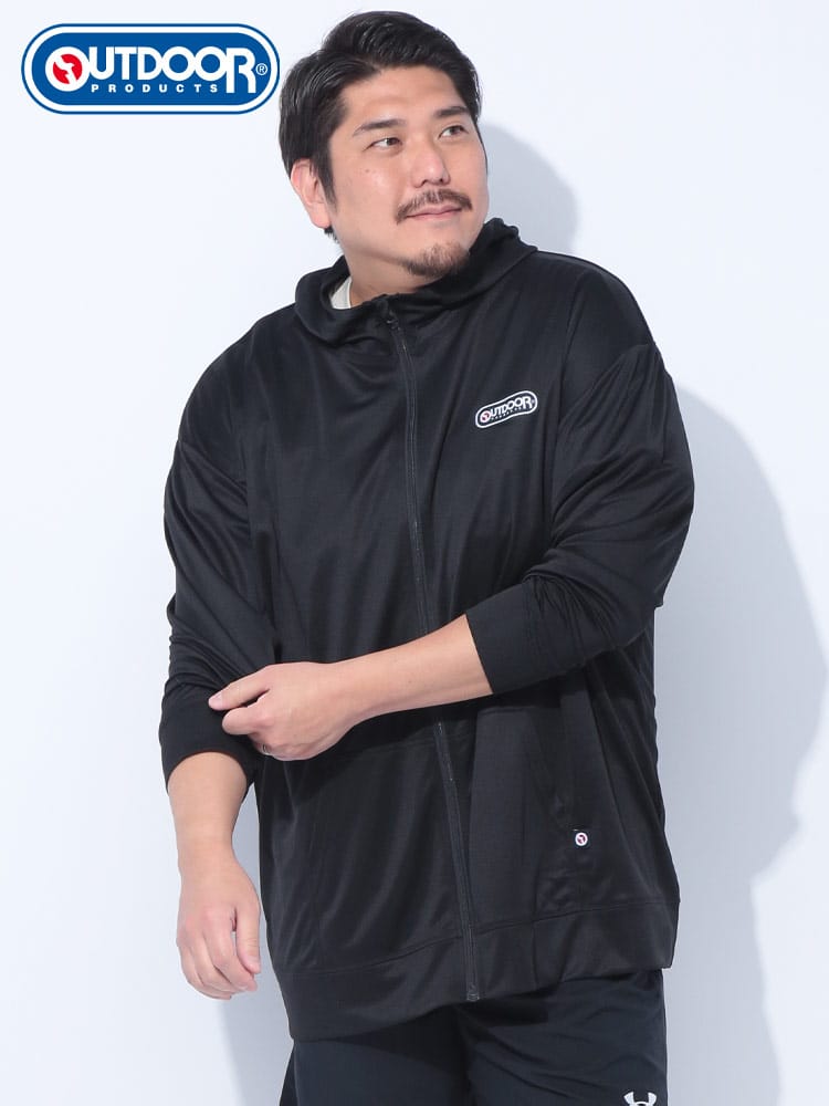 ラッシュガード 水陸両用 エステル  フルジップ パーカー トップス  水着 海 川 プール 大きいサイズ メンズ